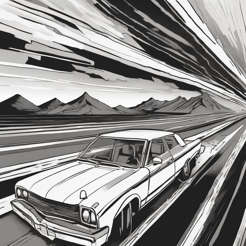 Hand reaching for the lane that's gone.